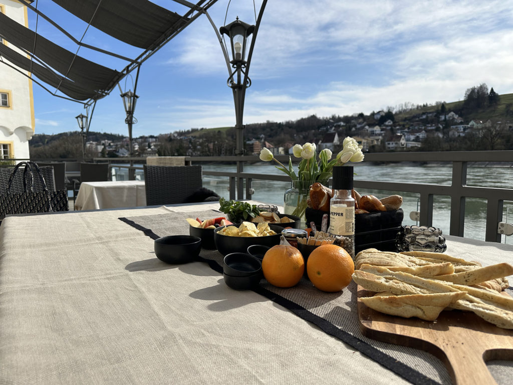 Terrasse - Schloss Hotel Ort Passau